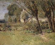 Theodore Robinson Willows oil painting